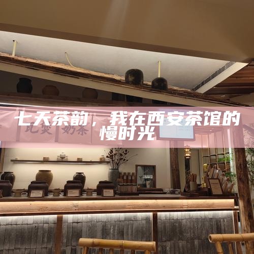 七天茶韵，我在西安茶馆的慢时光